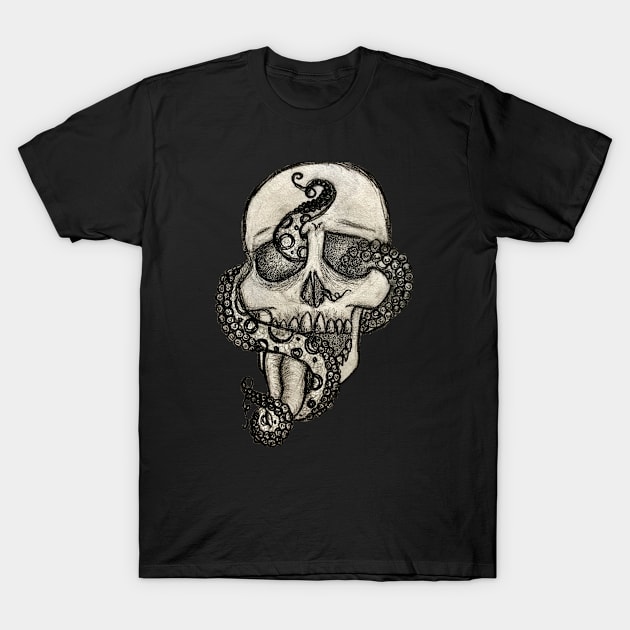 Octoskull T-Shirt by SkitzyKitty